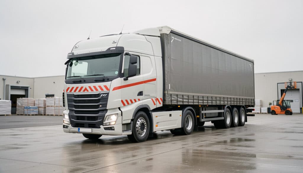 Camion de 33 tonnes : dimensions, charge et usages