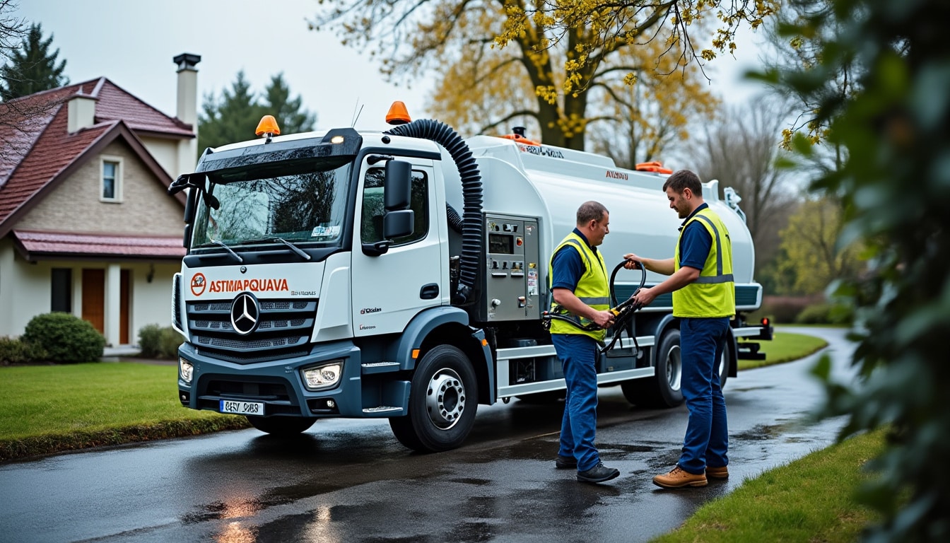 Camion de débouchage de canalisation : prix et efficacité