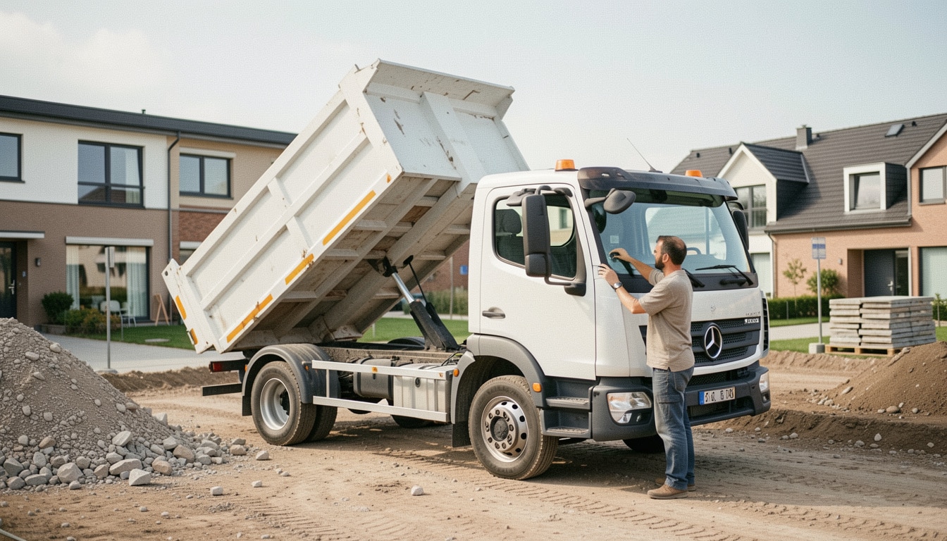 Louer un camion benne de 3,5 t au meilleur prix