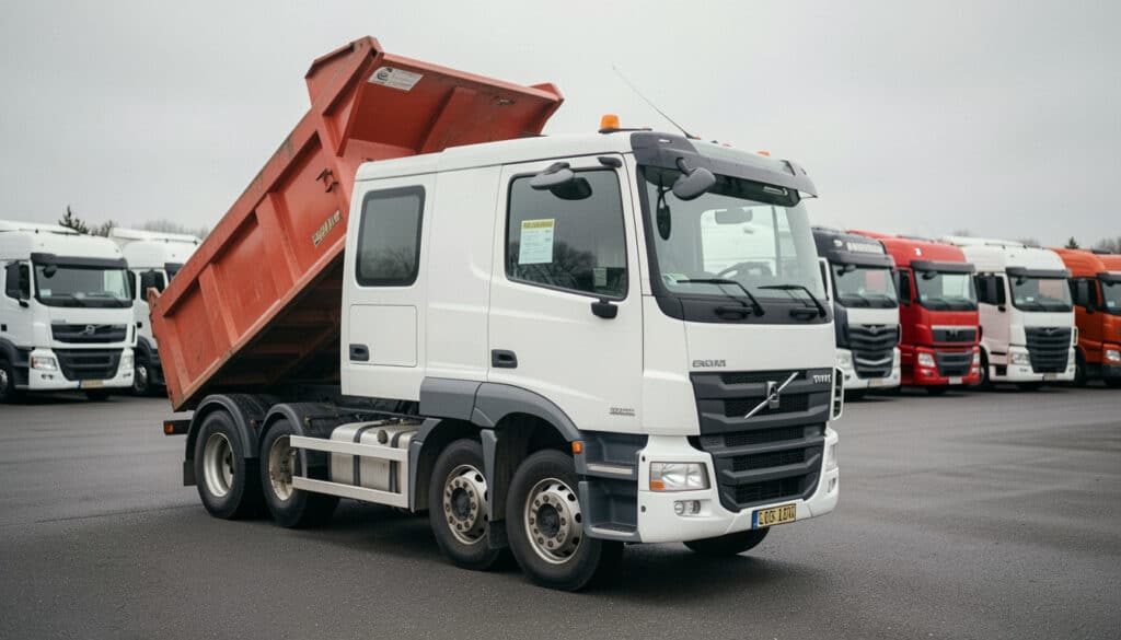 Trouver un camion-benne d’occasion au meilleur prix