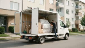 Camion de 20 m³ : volume, chargement et conduite
