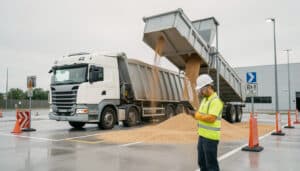 Chargement de vrac en camion : étapes, sécurité et flux