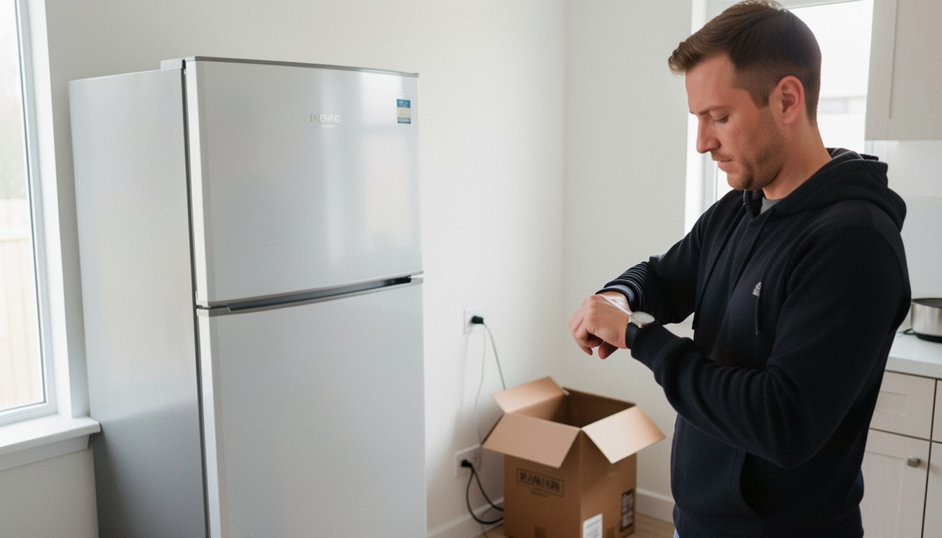 Quand brancher un frigo après transport ou installation