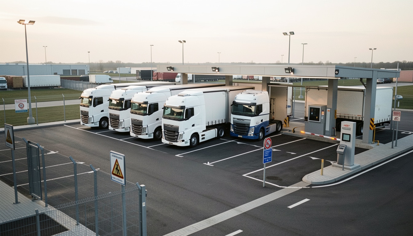 Choisir un parking sécurisé pour camion en 2026